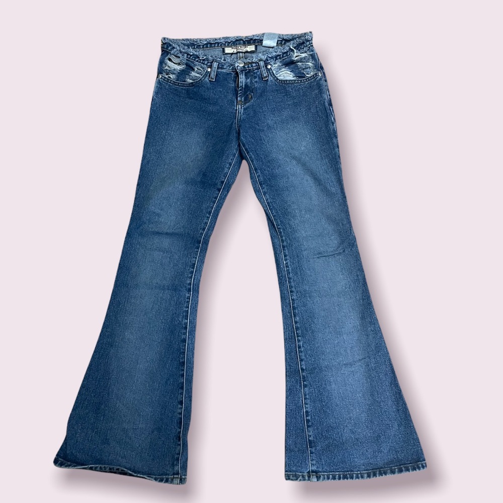 y2k/90s Paris Blues low rise Flare Jeans